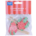 Love Roses Cupcake Toppers Pk/24
