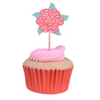 Love Roses Cupcake Toppers Pk/24