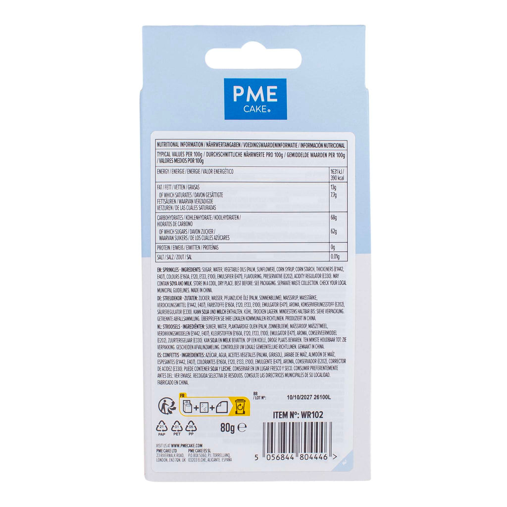 Party Colours Writing Icing Pk/4 (80g)